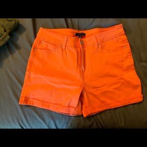 Neon Orange Shorts